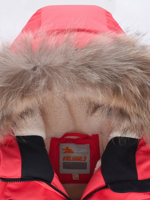 Парка зимняя подростковая для девочки светло-розового цвета 9342Sz - Valianly фото 9