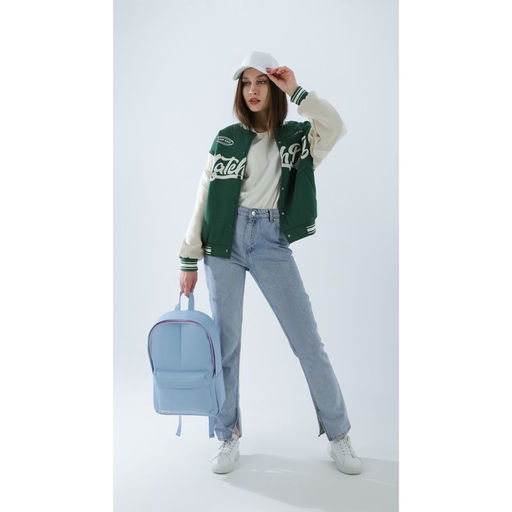 Рюкзак женский из искусственной кожи TEXTURA, цвет голубой  фото 5