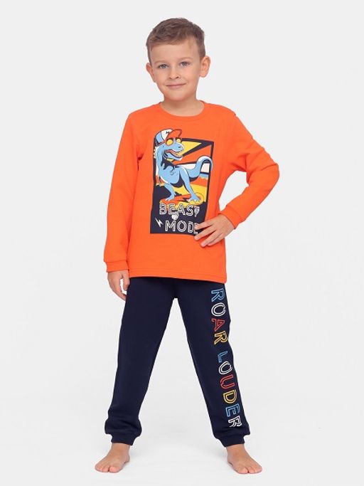 CRB wear/!CSKB 50079-29 Комплект для мальчика (джемпер, брюки),оранжевый/Ex.Cherubino