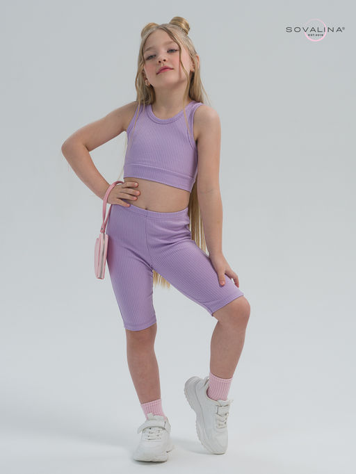 Костюм Тренд лапша лаванда - Sovalina фото 14