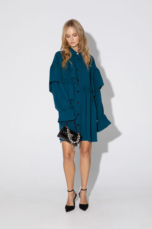 Платье Pirs 4788 изумрудный  фото 2