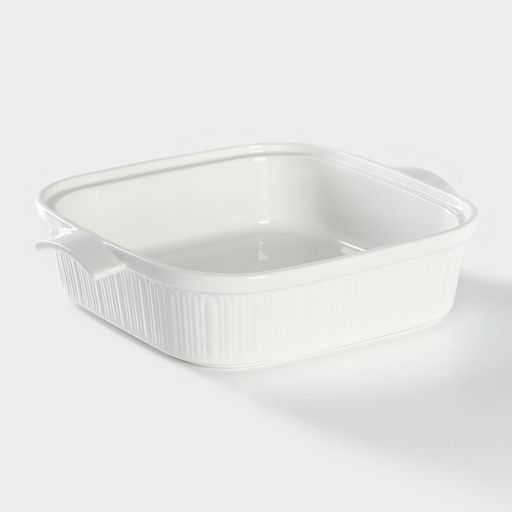 Мармит из жаропрочной керамики квадратный Magistro «Бланш», 2,2 л, 27,5×23,2×12 см