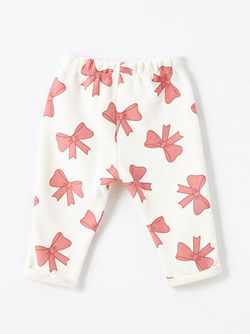 Beli Lastikli Bask?l? K?z Bebek Pantolon - Waikiki фото 2