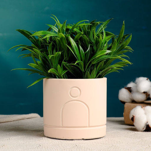 Горшок Хедвиг персиковый, 11х11х10см