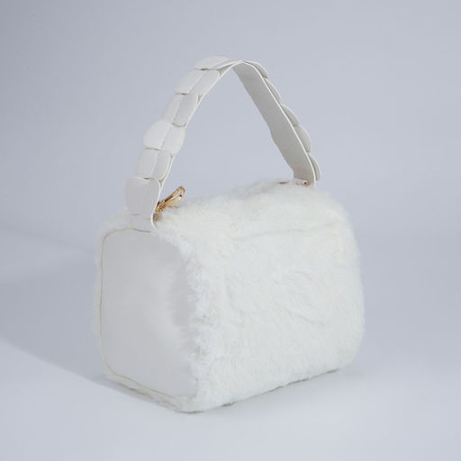 Сумка-багет на молнии, цвет белый - Simaland фото 2