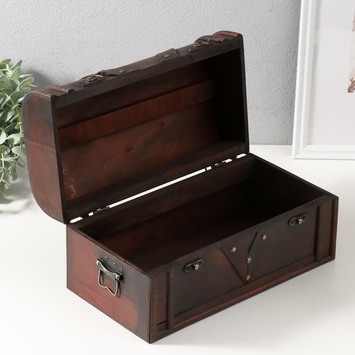 Шкатулка сундук дерево "Виттория" 29,5х16х15,5 см