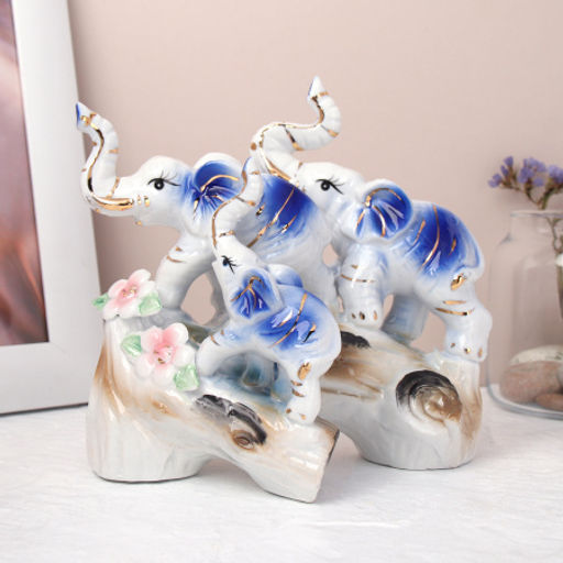 Статуэтка Семья слонов 14*15 см / W316 /уп 36/ - Галеонтрейд фото 2