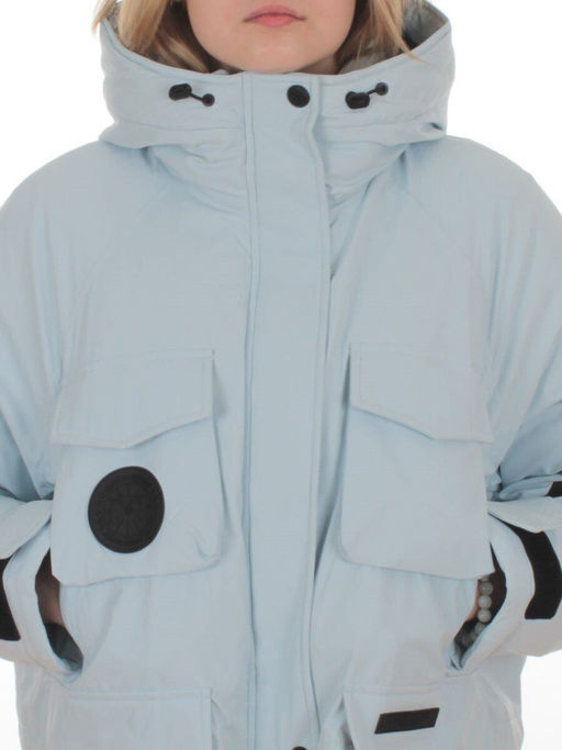 H24-280 LT. BLUE Куртка пуховая женская (утиный пух) - Fashion фото 4