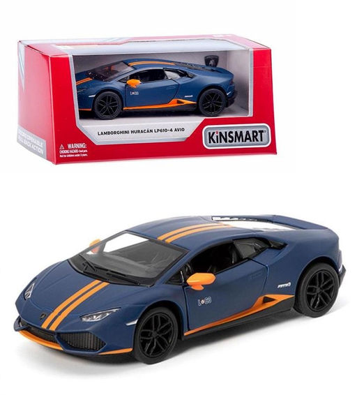 Kinsmart. Модель арт.КТ5401/4 "Lamborghini Huracan LP 610-4 Avio" 1:36 (синяя) инерц.