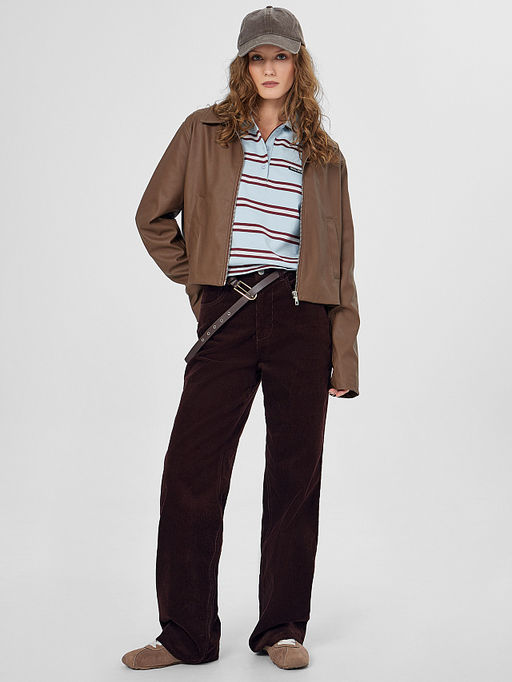 Брюки женские коричневые - Mark formelle фото 5