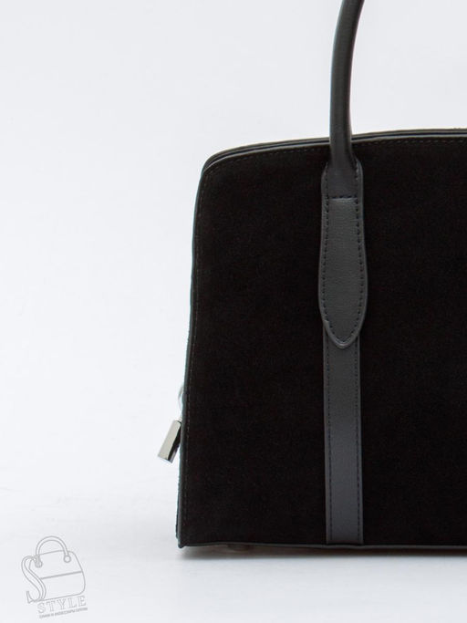 Сумка женская кожаная 8007-1S black Velina Fabbiano-Safenta