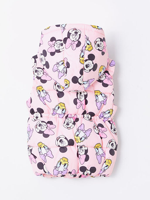 Kap??onlu Minnie Mouse Bask?l? K?z ?ocuk ?i?me Yelek - Waikiki фото 2