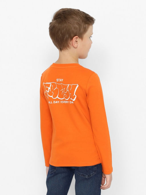 CRB wear/CWKB 63675-29-384 Джемпер для мальчика,оранжевый/Ex.Cherubino  фото 3