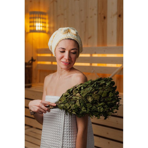 Чалма для сушки волос Доляна, микрофибра, МИКС