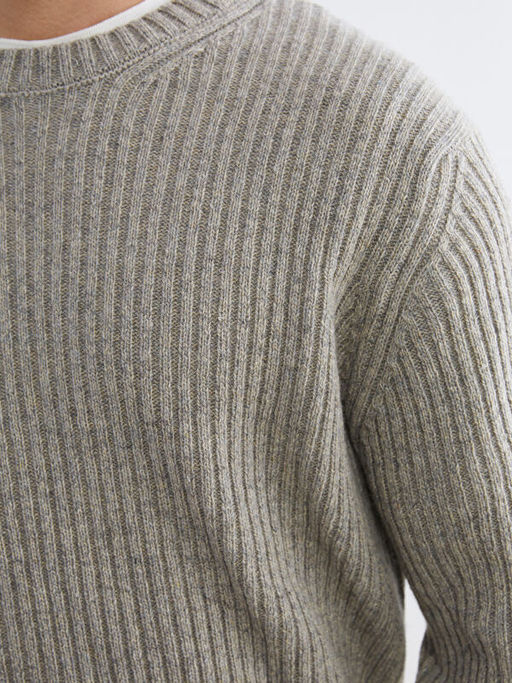 Bisiklet Yaka Erkek Triko Kazak