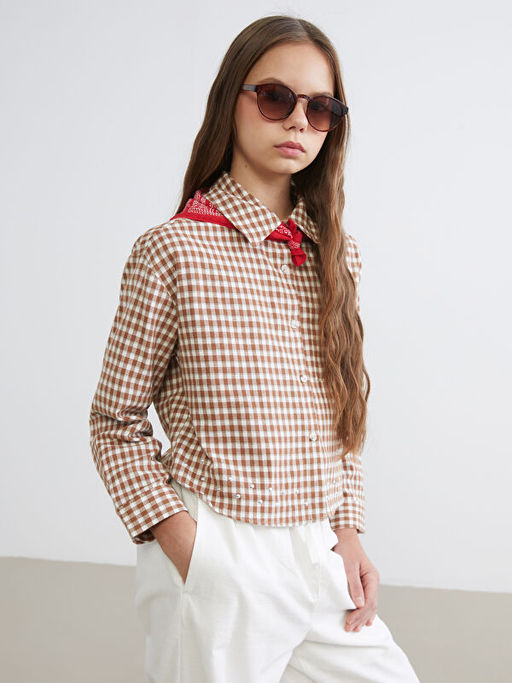 Ekose K?z ?ocuk G?mlek