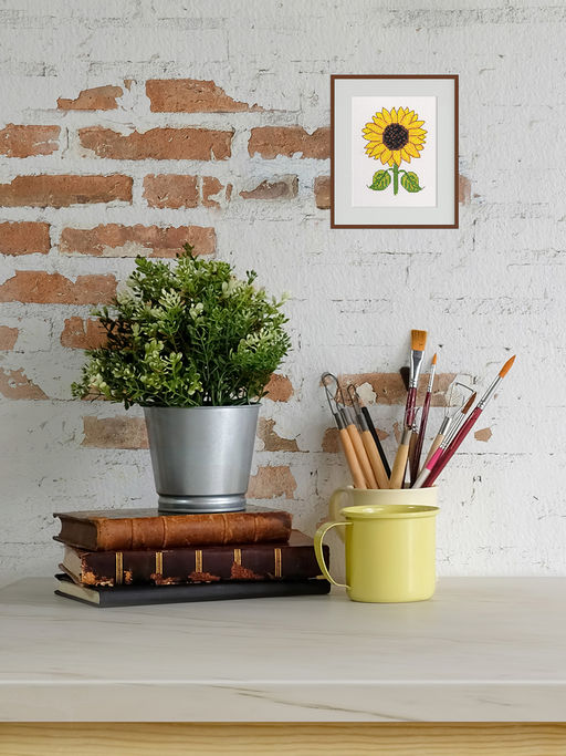 Klart набор для вышивания 12-064 Подсолнух 10 х 12 см