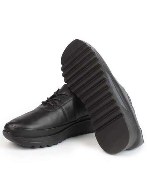 03-5310 BLACK Полуботинки женские (натуральная кожа)