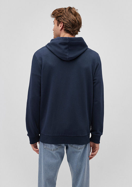 Mavi Logolu Fermuarl? Lacivert Sweatshirt  фото 4