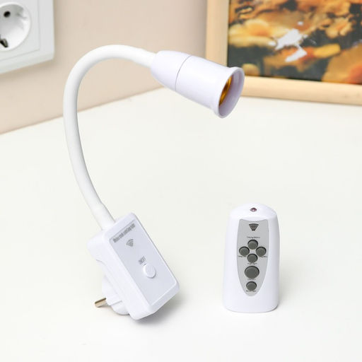 Бра с ПДУ «Синди» Е27 15 Вт белый 4×2×33 см