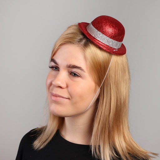 Цена за 2 шт. Карнавальная шляпка Овал, на резинке, МИКС