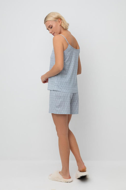 Е 20112/сахар,восточный орнамент пижама жен