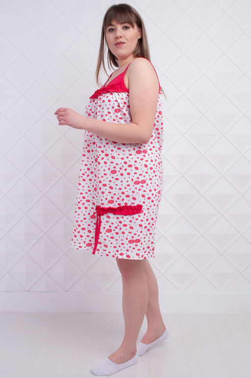 Арт. 5067 Ночная сорочка без рукав 50-52 Цвет:ассорти - Калинка фото 6