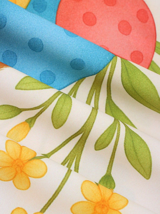 Салфетка пасхальная на стол Пасхальный кролик 65?65 см