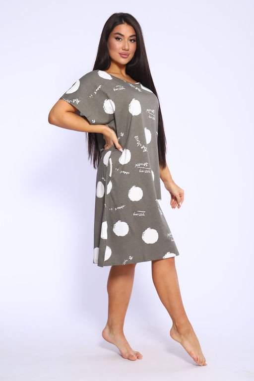 Платье с рисунком горох Арт. 1057