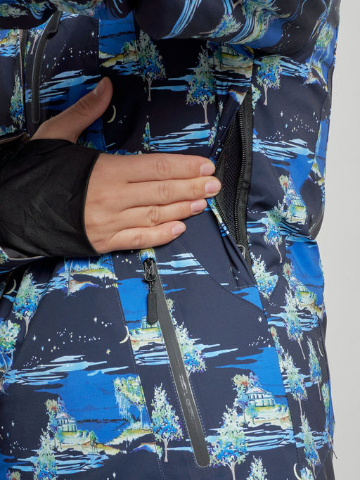 Горнолыжный костюм женский зимний темно-синего цвета 03320TS - Chunmai фото 7