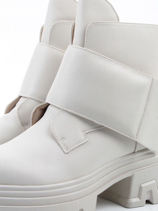 04-PAS148-2Z MILK Ботинки зимние женские (натуральная кожа, 100% шерсть)