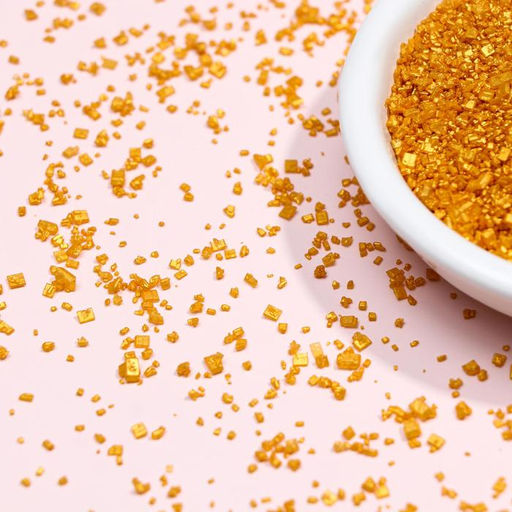 Кондитерская посыпка Сахар цветной, золотой, 50 г - Simaland фото 3