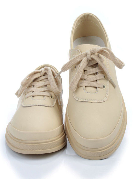 03-PDXL 95-3 BEIGE Полуботинки спортивные женские (натуральная кожа) - No name фото 13