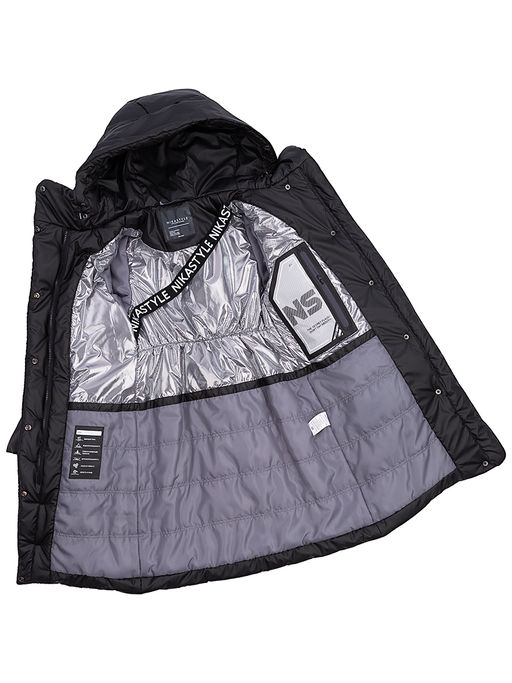 ПАЛЬТО 6з4823 черный - Nikastyle фото 6