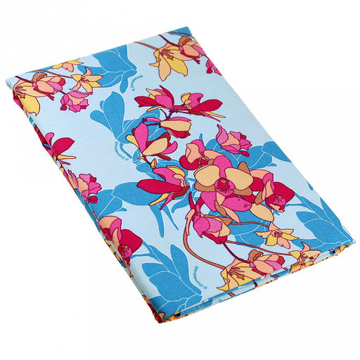 "Аромат магнолии К" Скатерть 120х145см, длина стола до 105см, на 4 персоны, хлопок "Премиум" 186г/м2, "Домашняя мода" (Россия)