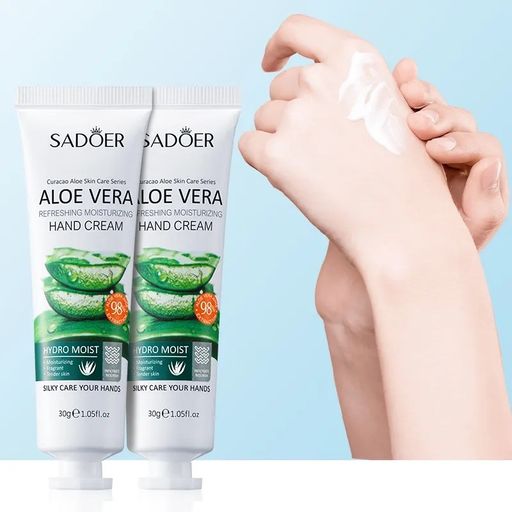 Питательный и восстанавливающий крем для рук 98% Aloe Vera - Sadoer фото 5