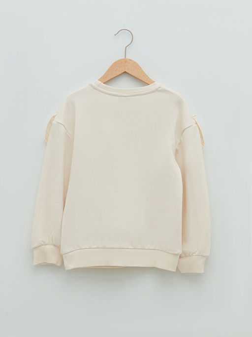 Bisiklet Yaka F?rf?rl? Fisto Detayl? Uzun Kollu K?z ?ocuk Sweatshirt - Waikiki фото 2