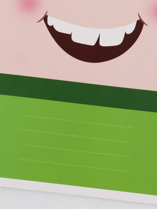 Цена за 20 шт. Тетрадь А5, 12 листов в косую линейку "Мордочки" микс