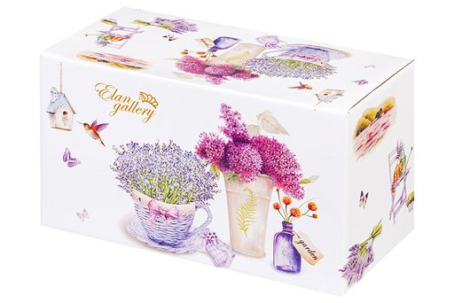 Набор Elan Gallery Лаванда 2 чашки с блюдцами 250 мл New Bone China  фото 7