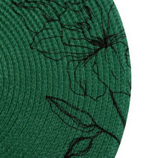 Салфетка сервировочная, плейсмат Цветы, d=38 см - Дорого внимание фото 2