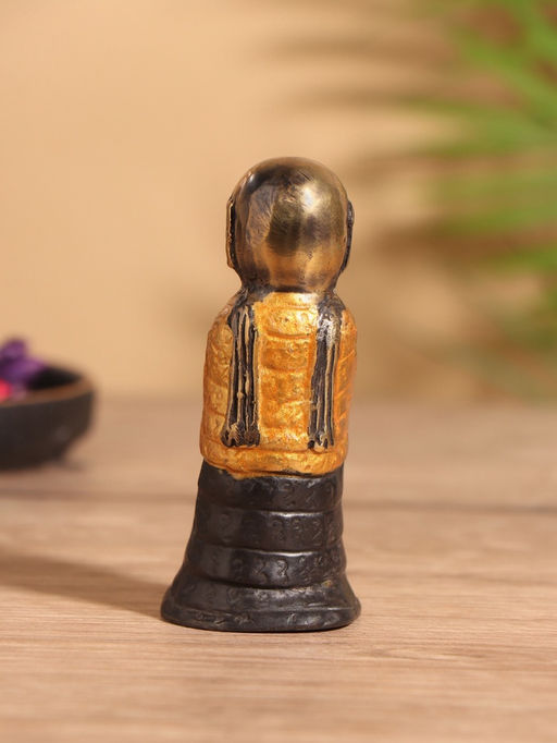 Сувенир «Монах», 4×5×9 см, бронза