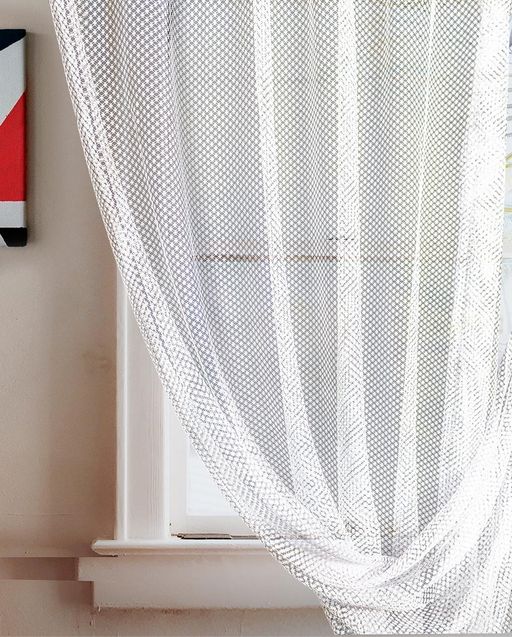 Арт. 328100/250/2, сеточка СНЕЖИНКА, цвет кремовый, ГОТОВЫЕ ШТОРЫ, ширина 300 см x высота 250 см (на шторной ленте)