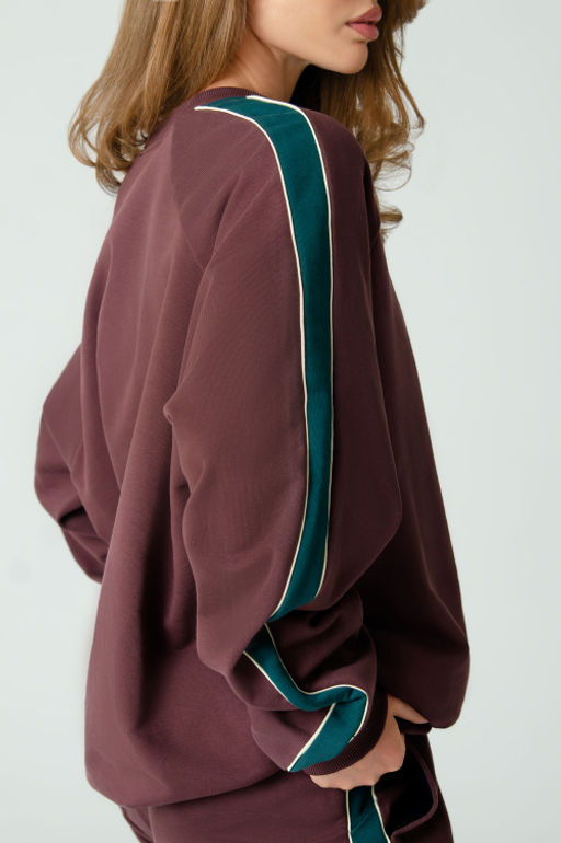 Арт. 2-543 Костюм женский с брюками 44-50 (4 шт) Цвет:коричневый - Калинка фото 2