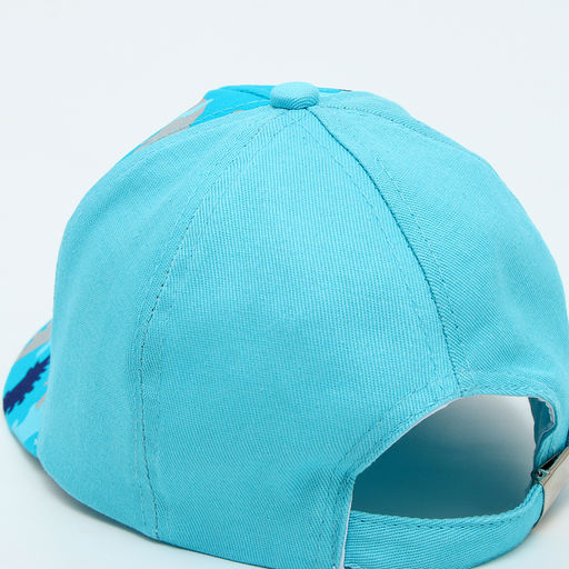 Кепка детская для мальчика «Динозавры», цвет голубой, р-р 52-54, 5-7 лет