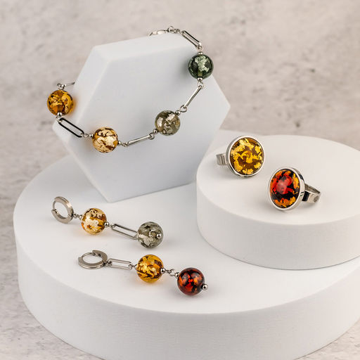 Серьги из муранского стекла SHINE LC3469 - Vloes фото 4