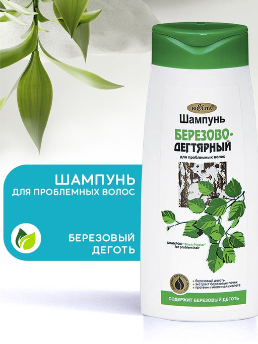 Шампунь для волос Березово-Дегтярный, 480мл