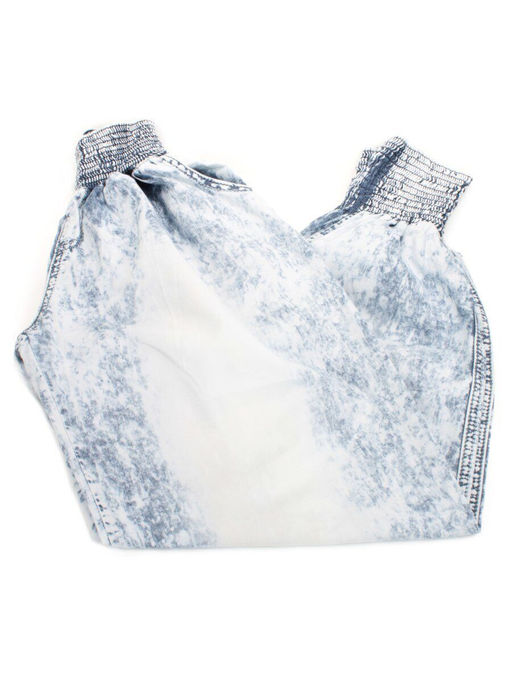 1122 LT. BLUE Брюки женские (95% хлопок, 5% эластан)