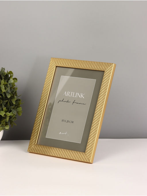 Фоторамка для фото 15×20 см, Lucy, пластик, золото