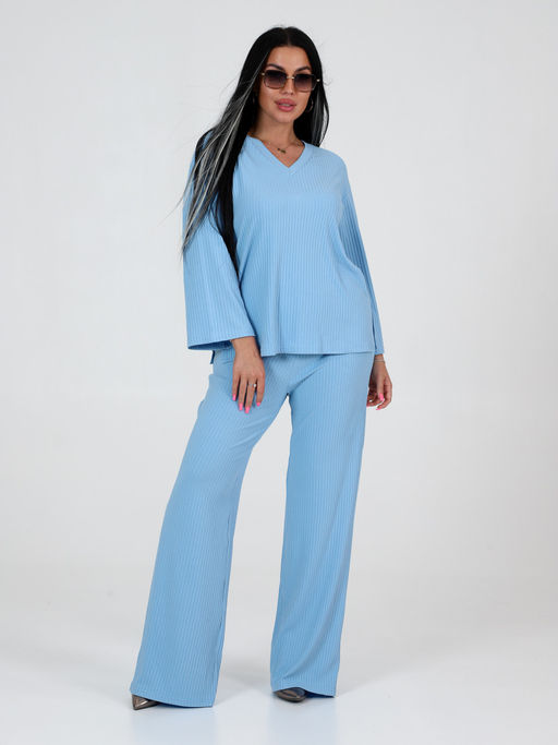 ЖК-03 ЖЕНСКИЙ КОСТЮМ ДВОЙКА (Голубой) - А-дина фото 3
