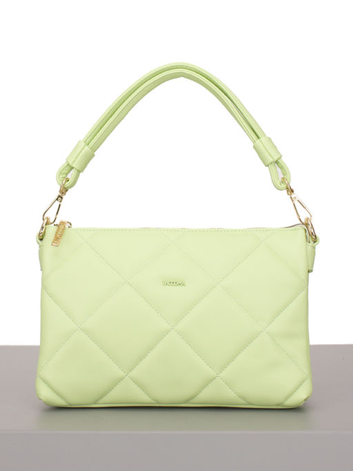 LACCOMA сумка Луиза-Ф826-мятный эко кожа хлопок